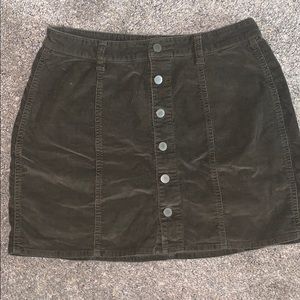 Corduroy Skirt